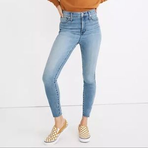 Madewell High-Rise Light Wash Skinny Jeans